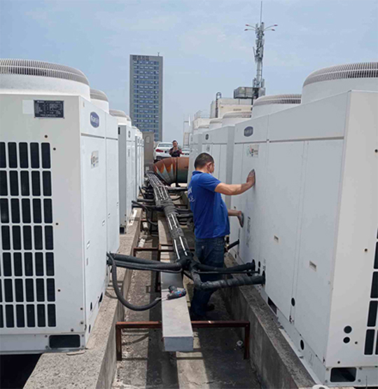 临安中央空调制热和不制冷系统维修方法